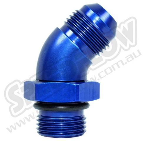 Speedflow AN Male to Port 45 Degree