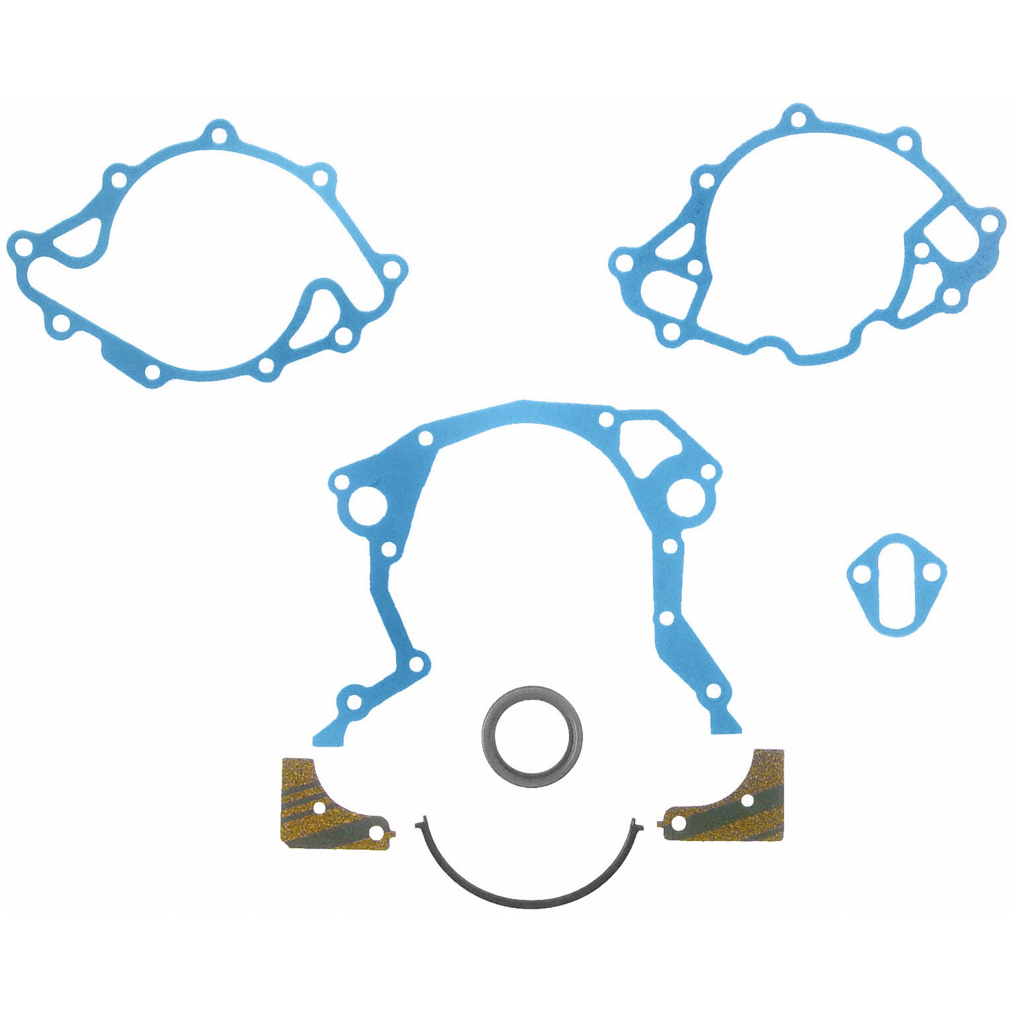 Felpro FE1614 Rubber Rocker Cover Gasket Pair – Ford Windsor V8 289, 302, 351 – Made In USA