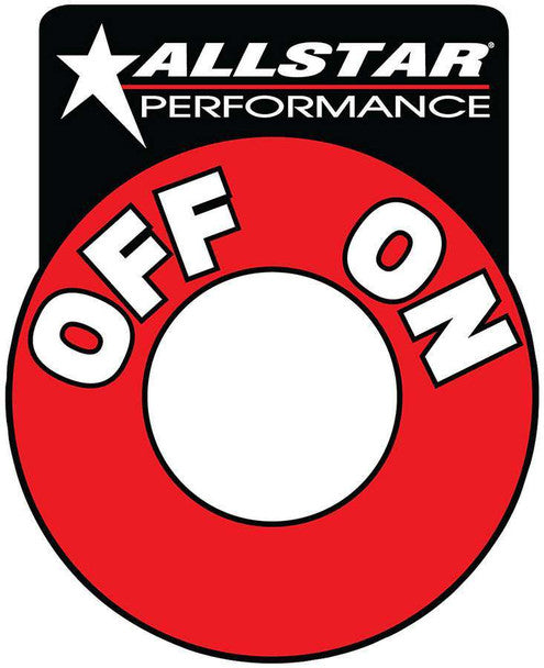 Allstar On/Off Battery Decal