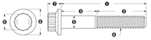 Load image into Gallery viewer, ARP Metric Thread Bolt Kit Stainless M10 x 1.25 30mm UHL, 5 Pack
