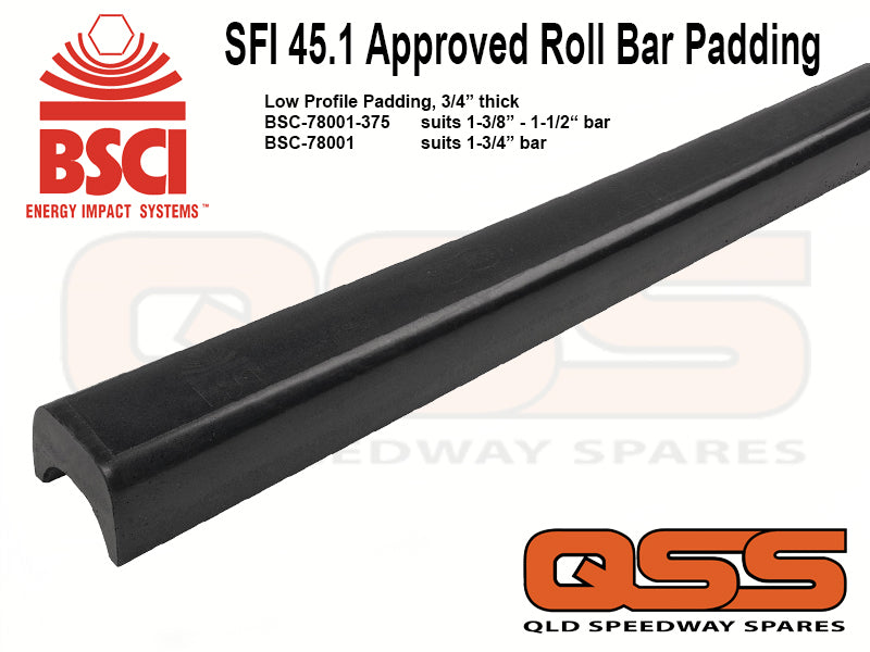 BSCI SFI 45.1 Approved Roll Bar Padding Low Profile Suit 1-3/4