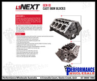 Dart LS NEXT Chevrolet LS Gen III Iron Block – 4.000-4.125 In. Bore, 9.240-9.450 In. Deck