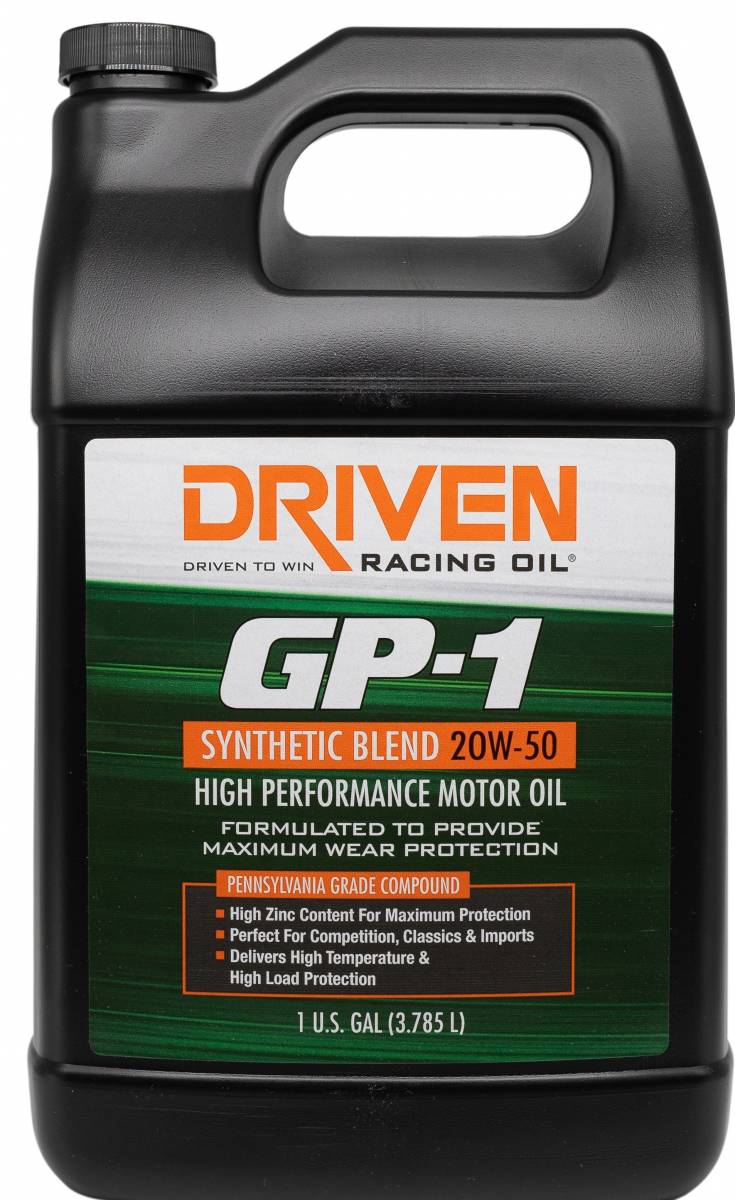 GP-1 20W-50 Synthetic Blend High Performance Oil - Gallon