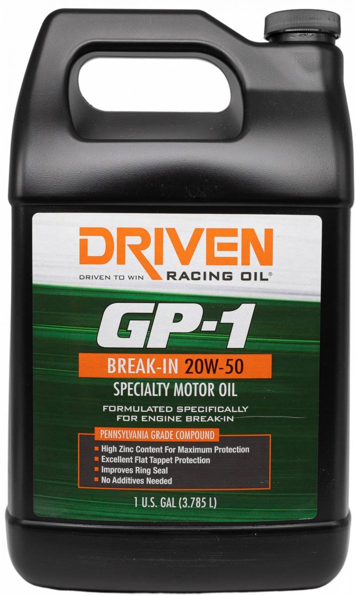 GP-1 Break-In Engine Oil 20W-50 - Gallon