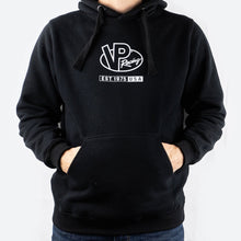Load image into Gallery viewer, VP Racing EST. 1975 USA Black &amp; White Logo Hoodie
