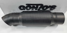 Load image into Gallery viewer, Gonzo Racing Muffler 3.5&quot; in/out, Expand Entry, With Turndown
