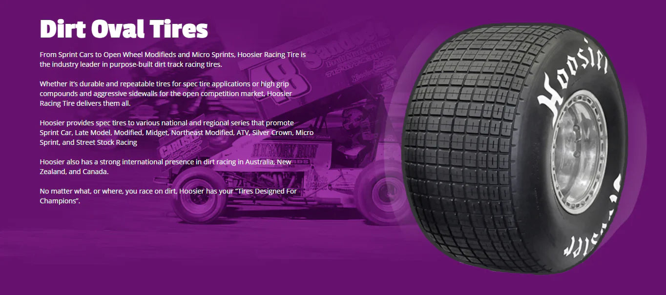 Hoosier Late Model Rear Tyre 90.0/11.0-15 ~ H36700-NMLT1