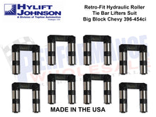 Load image into Gallery viewer, Hy-lift Johnson Retro-Fit Hydraulic Roller Tie Bar Lifters Suit Big Block Chevy 396-454ci
