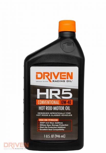 Driven HR5 10W-40 Conventional Hot Rod Oil 946ml