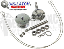 Load image into Gallery viewer, QL-50-OSP Quik-Latch Retro Style Hood Pins ~ Pair
