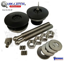 Load image into Gallery viewer, Quik-Latch QL-50L Lockable Series Low Profile Hood Pin Kit ~ Pair
