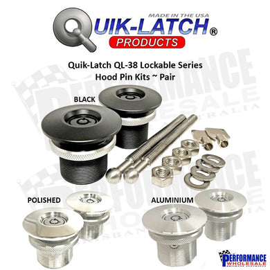 Quik-Latch Hood Pins and Multi-Purpose Push Button Fasteners