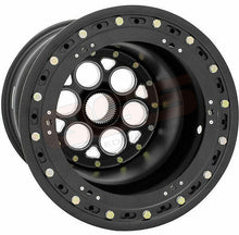 Load image into Gallery viewer, Weld Right Rear Wheel 15" x 17" x 5" With Double Bead-Loc 6 Dzus cover - All Black
