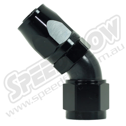 Speedflow 100 Series 45 Degree Hose Ends ~ Cutter Style