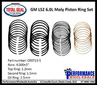 Total Seal Conventional Piston Ring Set CR0715 ~ 4.000+5