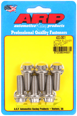 ARP Upper Blower Pulley Bolt Kit 12pt 3/8
