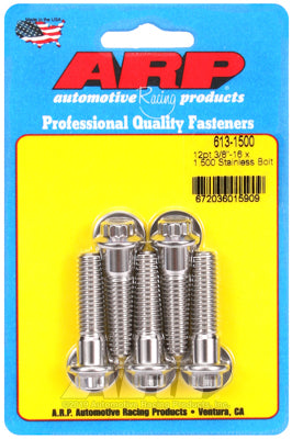 ARP Bolt Kit - 12pt (5) 3/8-16 x 1.500 ARP Bolt Kit - 12pt (5) 3/8-16 x 1.500