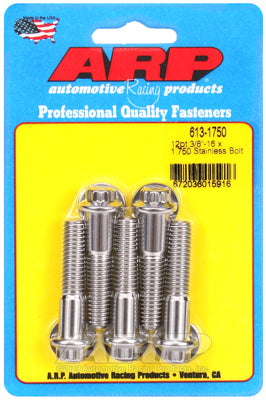 ARP Bolt Kit - 12pt 5pk 3/8-16 x 1.750 ARP Bolt Kit - 12pt 5pk 3/8-16 x 1.750