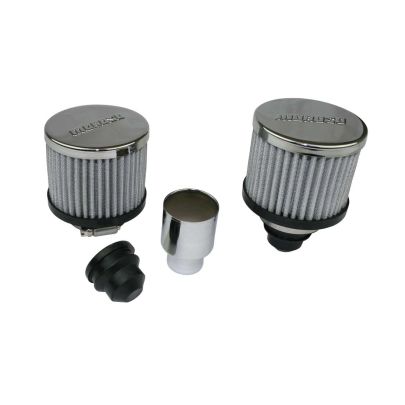 Moroso Push-In Filtered Breather Kit Suit 1-1/4