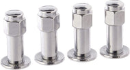 Weld Racing Closed End Wheel Nuts, 1/2-20 Thread, 4 Pack, Suit Prostar, Draglite, Rodlite