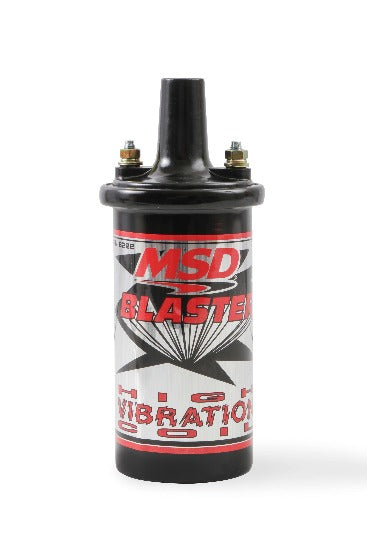 MSD Ignition Coil Blaster Series, Canister Style, High Vibration, Black