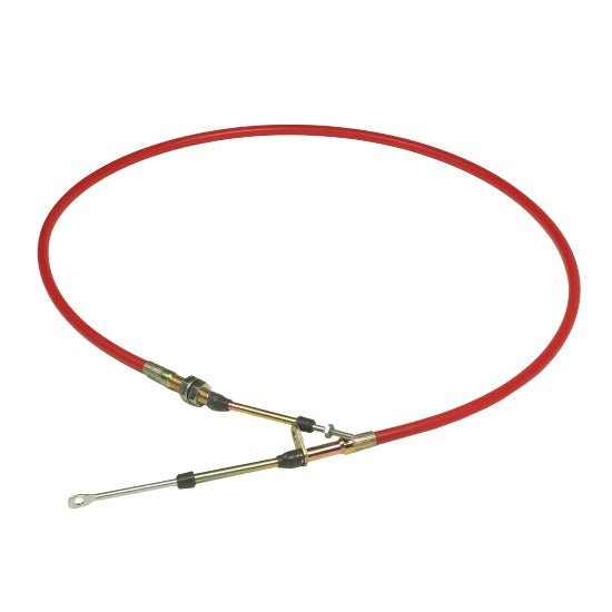 B&M Super Duty Race Shifter Cable - 5-Foot Length - Red - Fits Most B&M Shifters