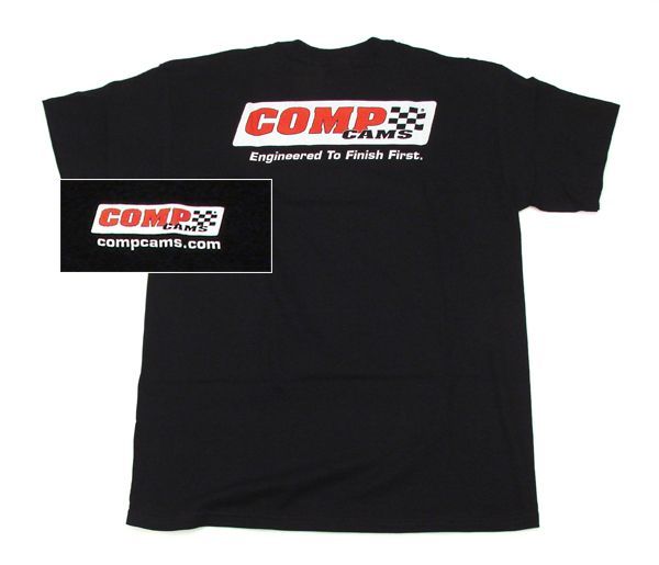 COMP Cams Black Logo T-Shirt