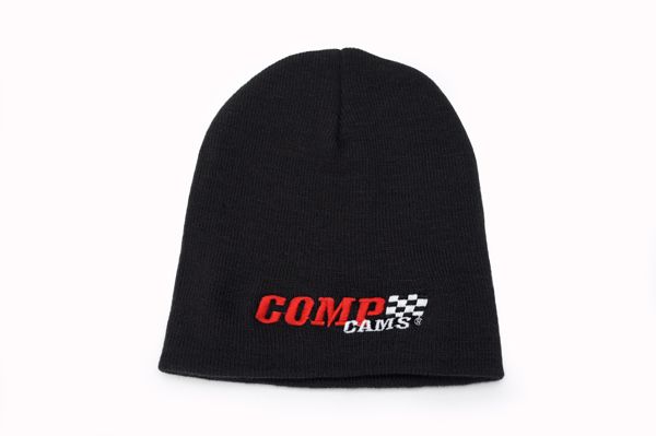 Comp Cams Black Knit Beanie With Logo