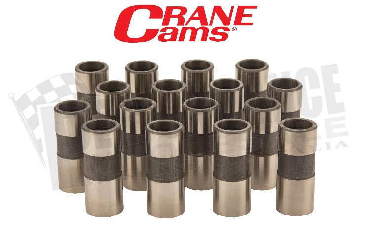 Crane Cams Mechanical Flat Tappet Lifters Suit Ford Small Block 289, 302, 351 Windsor & Cleveland, 460 Big Block