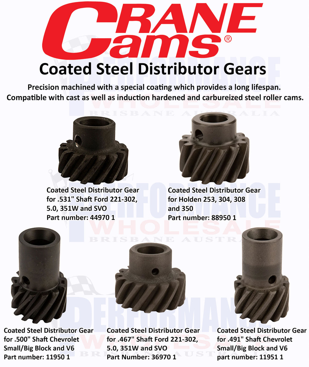 Crane Cams Coated Steel Distributor Gears Performance Wholesale PTY LTD
