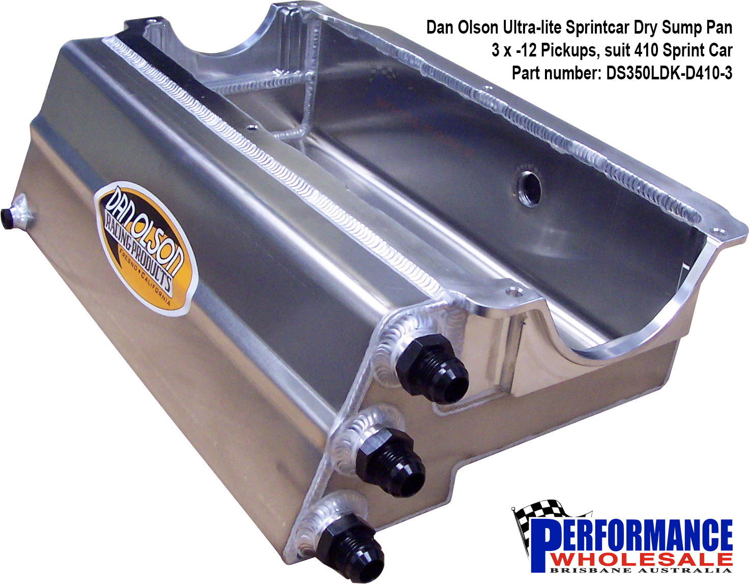 Moroso SBC Dry Sump Oil Pan 410 Sprint Car Moroso SBC Dry Sump Oil Pan 410 Sprint Car