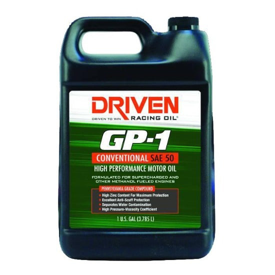 New Product ~ Driven GP-1 SAE 50 Grade Conventional Motor Oil ~ 3.785L