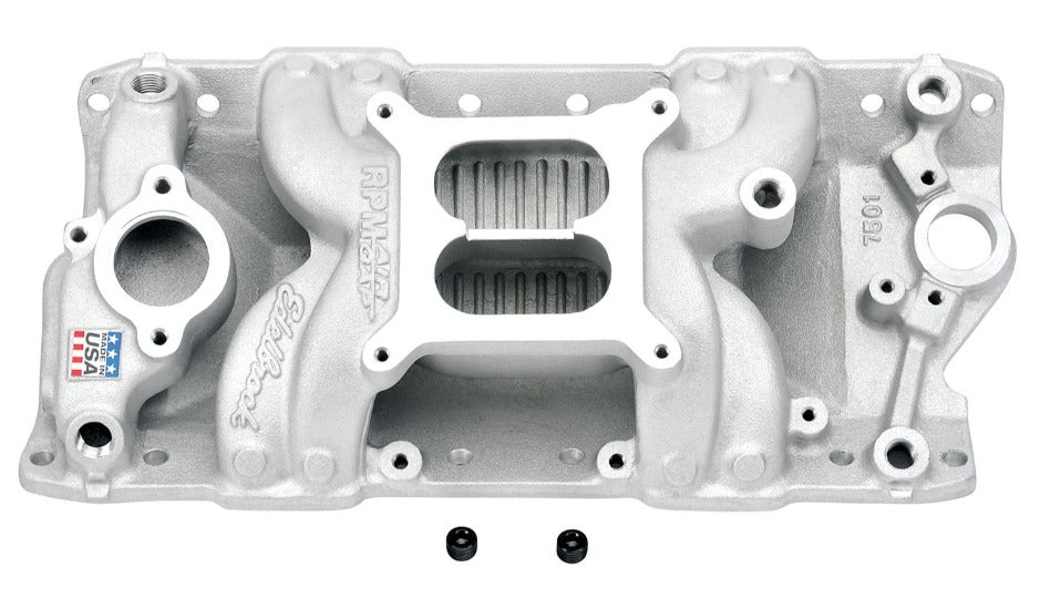 Edelbrock Performer RPM AIR-GAP Intake Manifold For Chevrolet 262-400 Small-Block V8