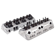 Load image into Gallery viewer, Edelbrock Small Block Chevy 302-350ci E-Street Cylinder Heads 185cc Intake / 64cc Chamber, 2.020&quot; Intake, .550&quot; maximum lift
