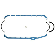 Felpro Oil Pan Gasket Set Suit SB Chev With Thick & Thin Front Seals; L.H. Dipstick & Straight Side Rails