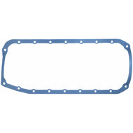 Felpro Oil Pan Gasket Suit SB Chevy 262-400ci, 1 pce W/Steel Core, Thick front seal, Straight side rails
