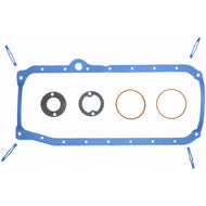 Felpro oil Pan Gasket Set Suit SB Chev, 1 Piece Rear Main Seal 1986-98