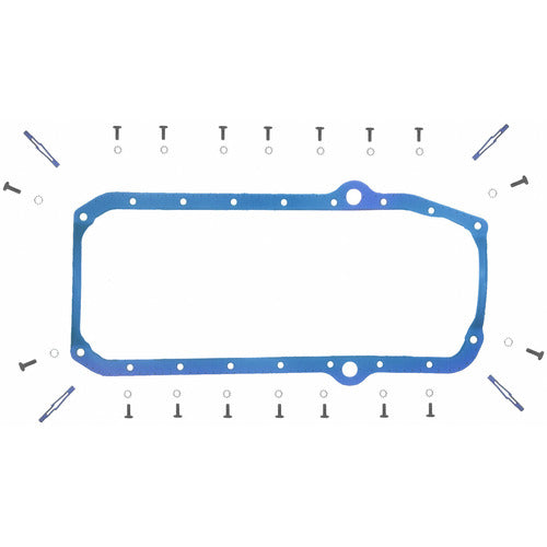 Cometic Gaskets Oil Pan Gasket Set SBC Iron Eagle/GM Rocket Blk Cometic Gaskets Oil Pan Gasket Set SBC Iron Eagle/GM Rocket Blk