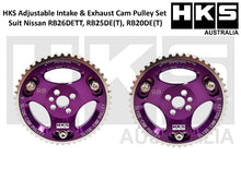 Load image into Gallery viewer, HKS Adjustable Intake / Exhaust Cam Pulley Suit Nissan RB26DETT, RB25DE(T), RB20DE(T)
