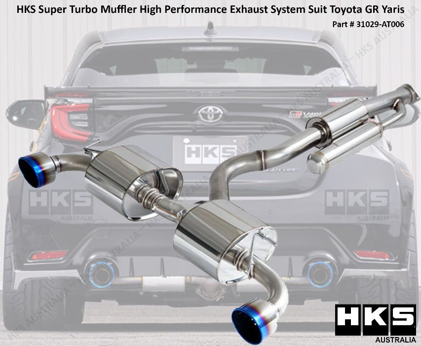 HKS Super Turbo Muffler High Performance Exhaust System Suit