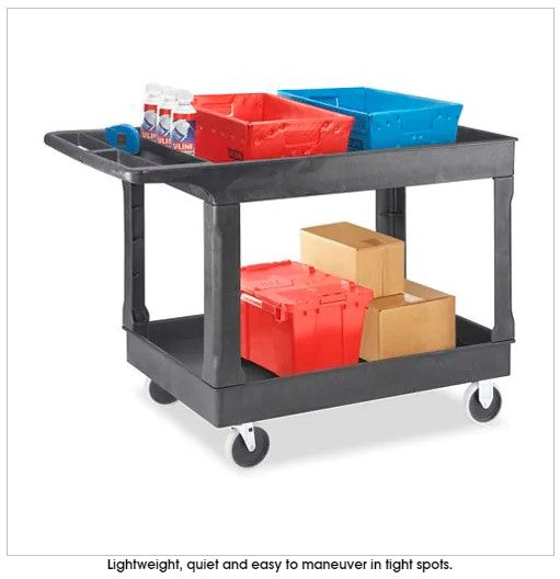 Heavy Duty Utility Cart  / Parts Trolley - 225kg Load Capacity - 114cm x 63cm x 84cm