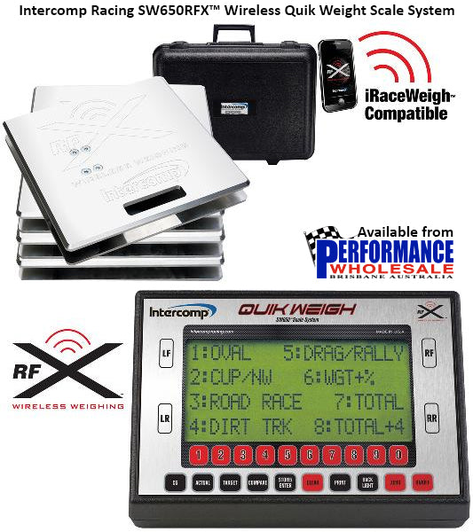 Intercomp Scale Software Racing Intercomp Racing SW650RFX™ Wireless Quik Weight Scale System ...