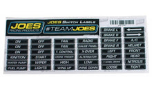 Load image into Gallery viewer, Joes Racing Products Switch Panel Labels

