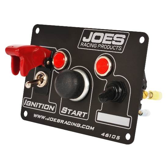 Joes Racing Products Switch Panel: Ignition, Start, 1 Accessory w/ Lights