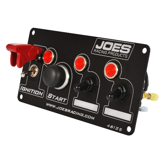 Joes Racing Products Switch Panel: Ignition, Start, 2 Accessory w/ Lights
