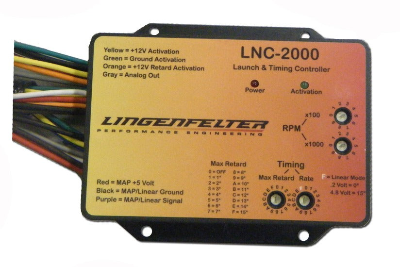 Lingenfelter LNC-2000 RPM Limiter Timing Retard Launch Controller GM LS Engines