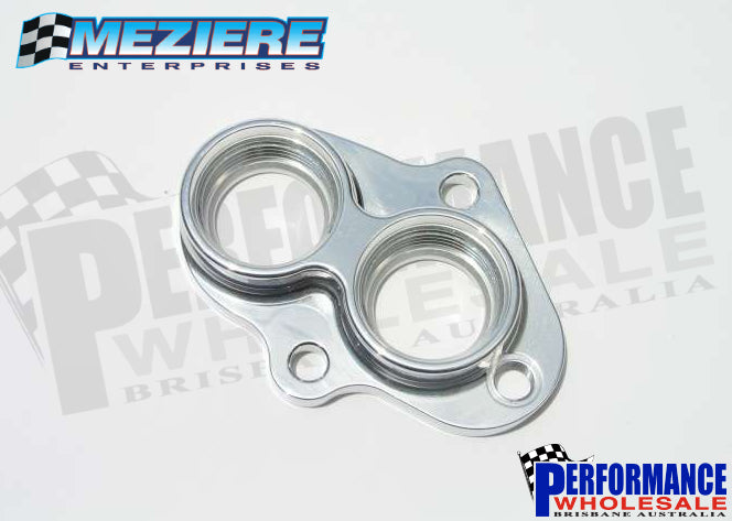 Meziere Block Adapter Plate, Mazda Rotary, 1 inlet and 1 outlet