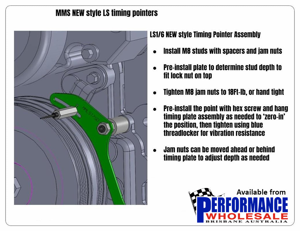 Mighty Mouse LS1 LS2 LS3 Timing Pointer suit 10 Underdrive 6.75" Bala