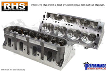 Load image into Gallery viewer, RHS Pro Elite GM LS3 CNC Port 6-Bolt Aluminium Cylinder Head 263cc Runner / 68cc Chamber- Assembled
