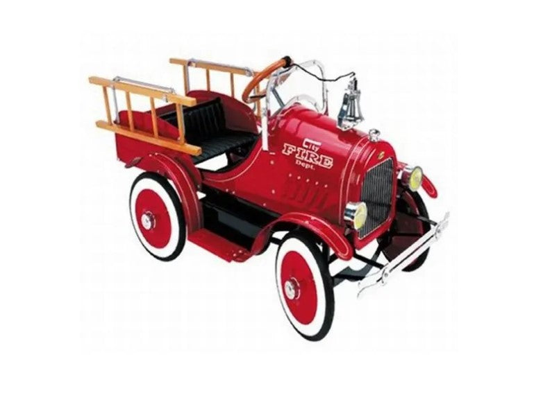 Blue Diamond Classics ~ Model A Fire Truck Pedal Car ~ Red